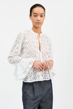 Frigga Flounce Shirt - Optic White
