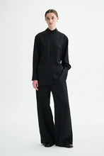 Sebastiana Silk Twill Blouse - Black