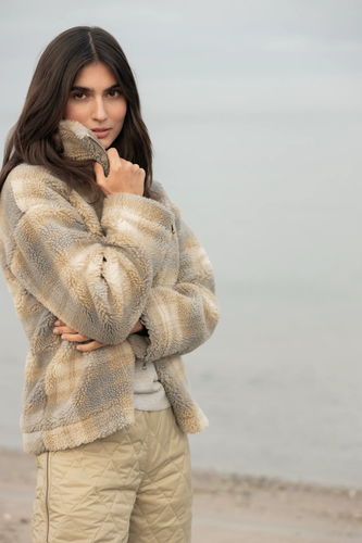 Fay Teddyfleece - AlmondCheck