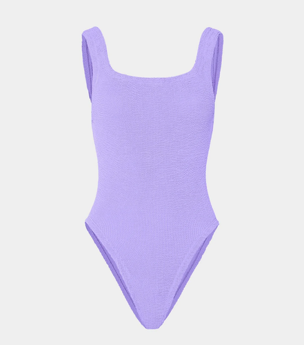 Square Neck Swimsuit - Lilac