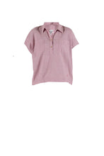Lisbeth Short Linen Shirt - SoftPinkMelange