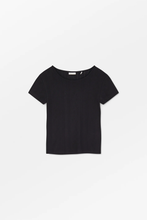 Anna Cap Sleeve Tee - Black