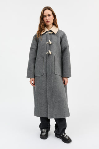Bibi Duffle Coat - Grey