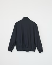 Tropical Wool Tracksuit Top - Navy