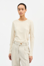 Mika O Neck Blouse - Ecru