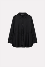 Sebastiana Silk Twill Blouse - Black