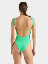 Square Neck Swimsuit - Lime