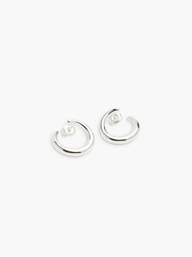 Contour Earrings - Silver