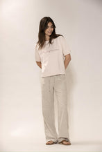 Luca Linen Trousers - ChalkMelange