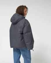 Organic Cotton Ribstop Puffer Jkt - Navy