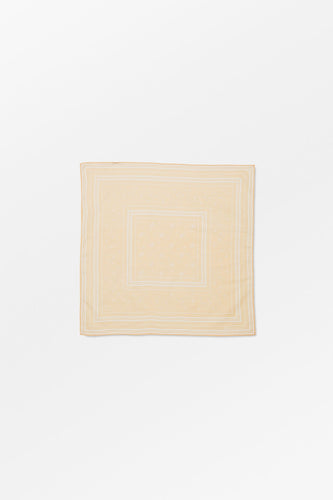 Skall Classic Scarf 55x55 - Light Peach/White