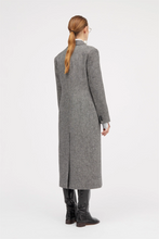 Constance Wool Coat - Black/White