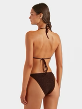 Gina beaded Bikini - Metallic Chocolate
