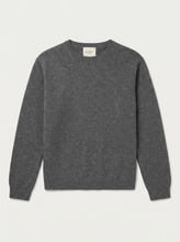 Woman's Oversized Roundneck - Heather Grey