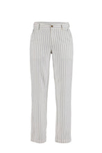 Lisen Striped Trousers - Cream/DustyNavy