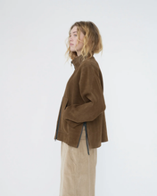 Suede Jacket - Brown