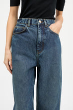 Bille Barrel Jeans - Washed Dark Blue