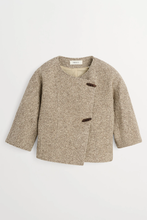 Clothilde Blazer - Brown/CreamHerringbone