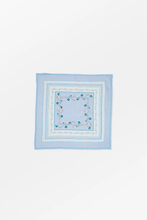Skall Floral Scarf 55x55 - Aqua