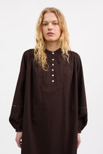 Leaf Shirtdress - Dark Brown