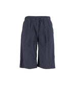 Lisamarie Linen Bermudas - Dusty Navy