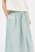 Dagny Skirt - White/Aqua