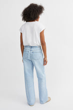 Willow Wide Jeans - Worn Light Blue