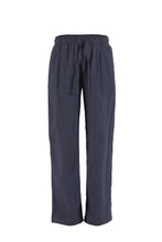 Luca Linen Trousers - Dusty Navy