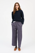 Jasmine Pants - Navy/White/RedCheck