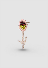 Beaded Earstick - Purple Floor