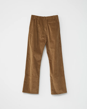 Corduroy Box Trousers - Cognac