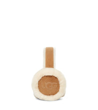 Sheepskin Embroidery Earmuff - Chestnut