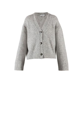 Frankie Knit Cardigan - LightGrey