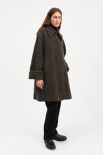 Beate Coat  - BrownBlackTwill
