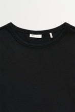 Seventies O-Neck Blouse - Black