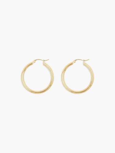 Oda Large Hoops - Gold