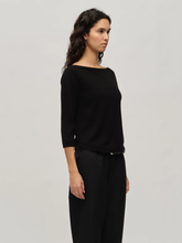 Womans Boatneck - Black