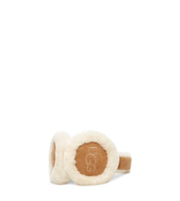 Sheepskin Embroidery Earmuff - Chestnut