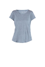 Lotta Linen Tee - Dark Skyblue