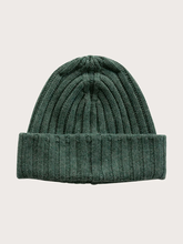 Mindy Lambswool Beanie - EvergreenMelange