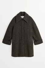 Beate Coat  - BrownBlackTwill