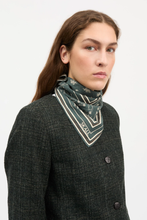 Skall Classic Scarf 55x55 - Dark Green/Brown