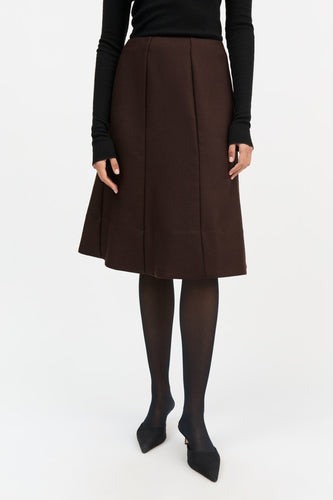 Eva Skirt - Dark Brown