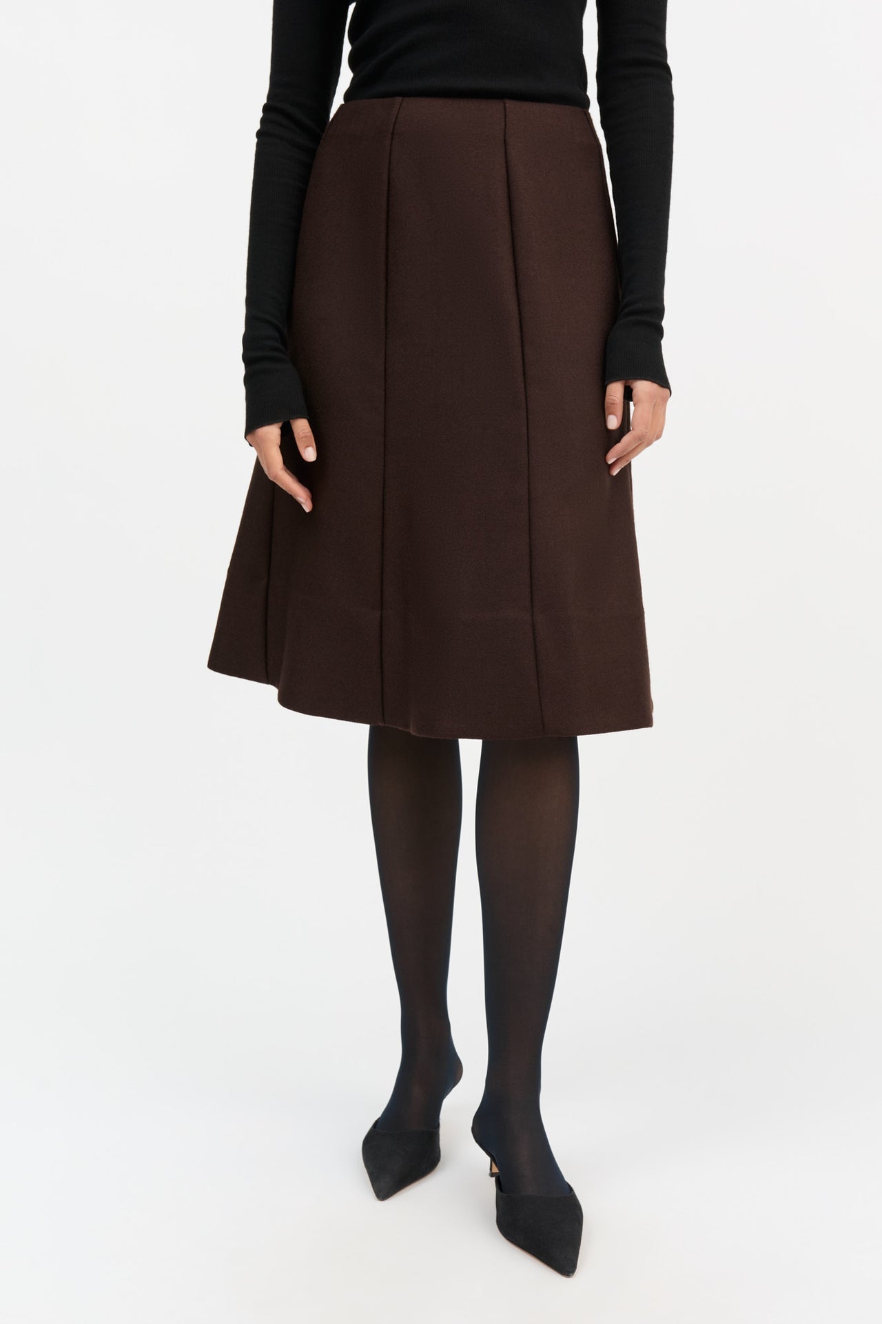 Eva Skirt - Dark Brown