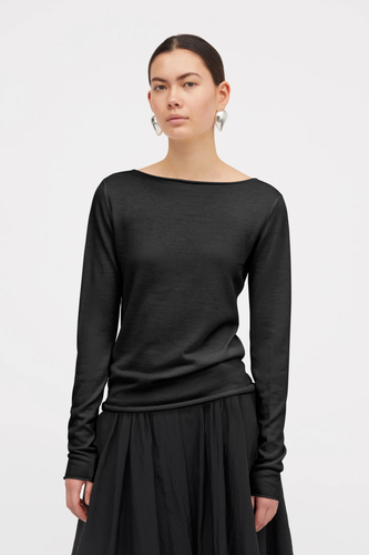 Koba Cashmere  Top - Black