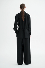 Sebastiana Silk Twill Blouse - Black