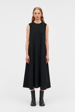 Doshie Crepe Georgette Dress - Black