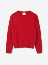Woman's Oversized Roundneck - Red