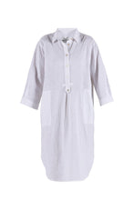 Liv Linen Shirt Dresss - White