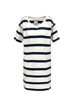 Jessica Dress - Ecru/NewNavy
